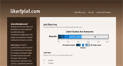 Desktop Screenshot of likertplot.com